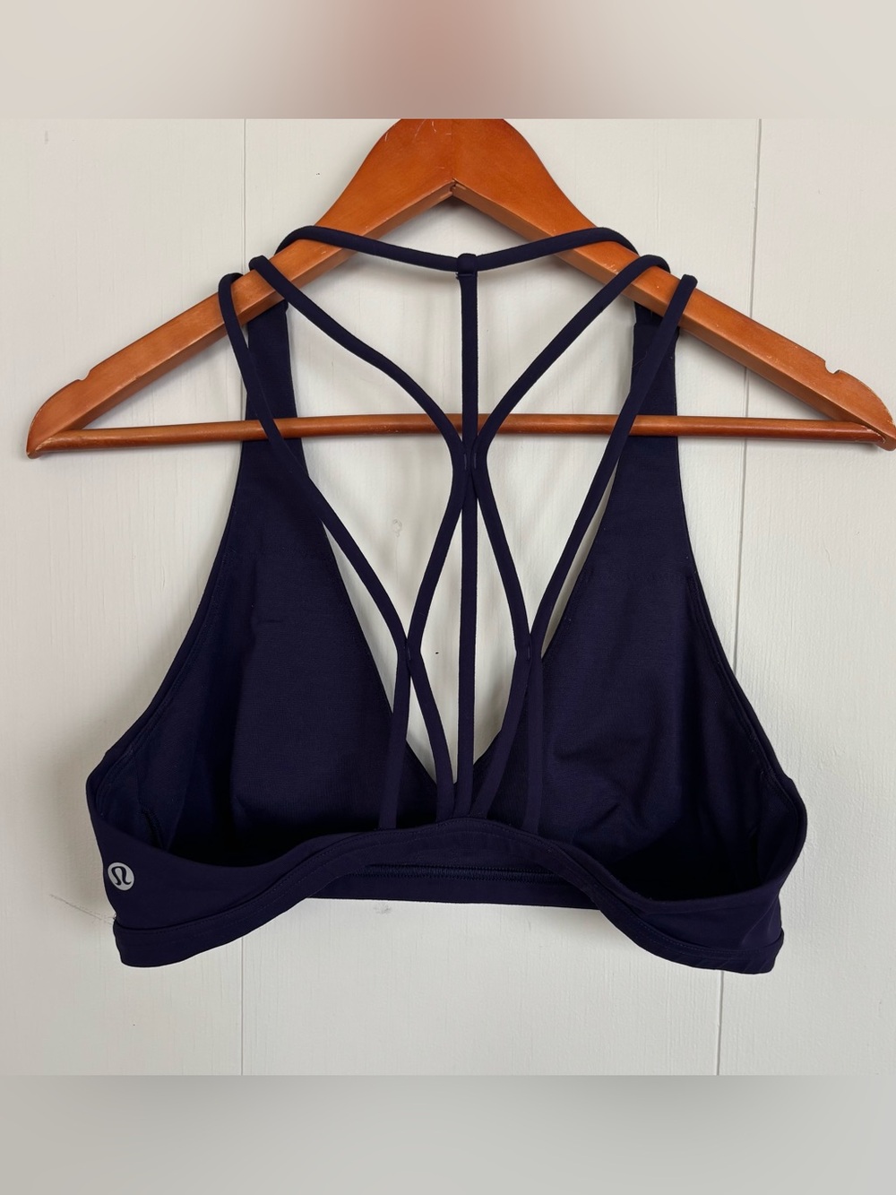 Lululemon Raise The Barre Bra, Moody Blues, Size 10 - Picture 8 of 11
